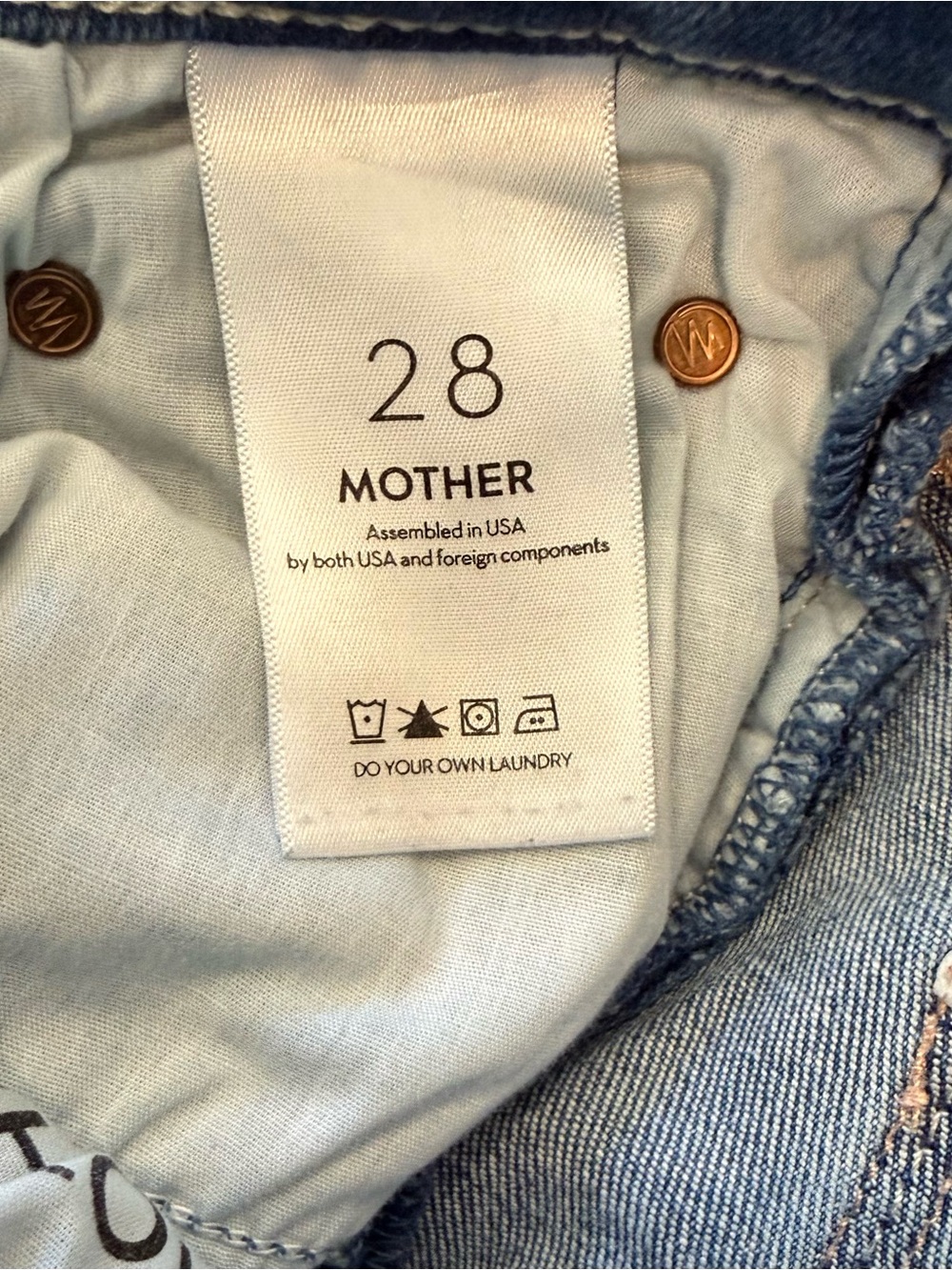 MOTHER Button-Front Jeans - Picture 4 of 7